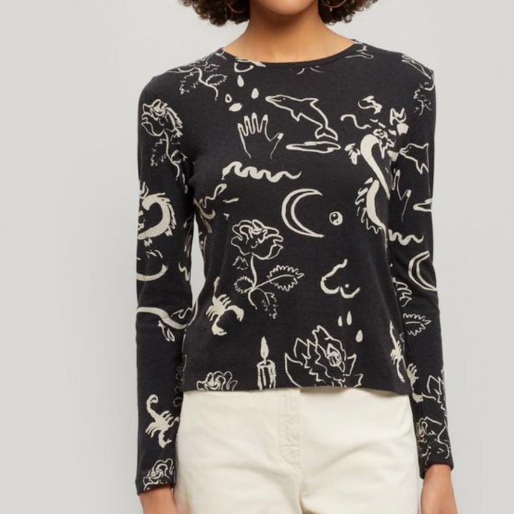 ISO Paloma Wool De Palma Roulette Print Top